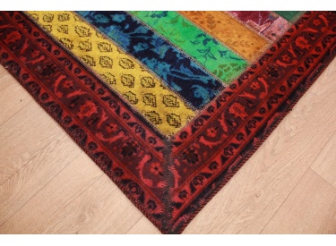 Patchwork Orient Teppich Designer 234x168 cm  VINTAGE