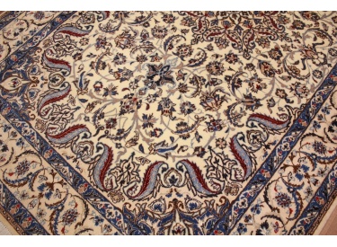 Perser Teppich Nain 9la mit Seide 265x168 cm Beige