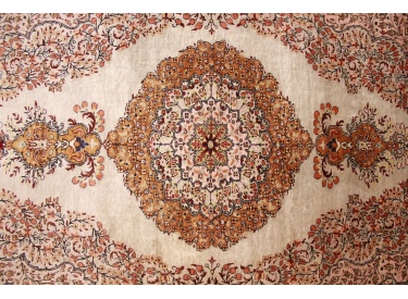Turkish silk carpet Kayseri 152x98 cm Silver