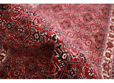 Persian carpet Bidjar very stable 197x52 cm Red