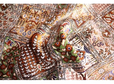 Persian carpet Gom pure Silk rug 147x100 cm