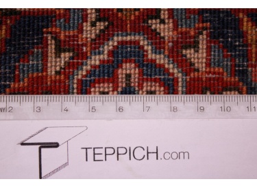 Semi antic Persian carpet  Kashan 200x130 cm