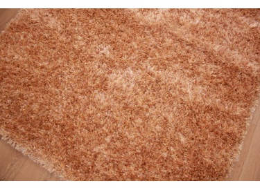 Orientteppich Schaggy handgeknüpft Langflor ca. 225x160 cm Beige