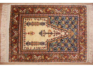 Original silk carpet  Kayseri 52x39 cm Pure silk