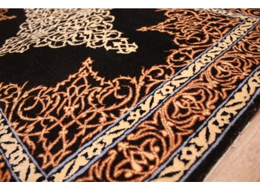 Persian carpet Isfahan on Silk 89x61 cm very fine