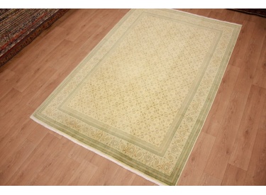 Persian carpet Tabriz mahi with Silk overdyed modern 315x215 c m