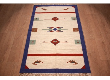 Oriental Kilim Wool 180x115 cm Beige modern