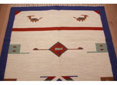 Oriental Kilim Wool 180x115 cm Beige modern
