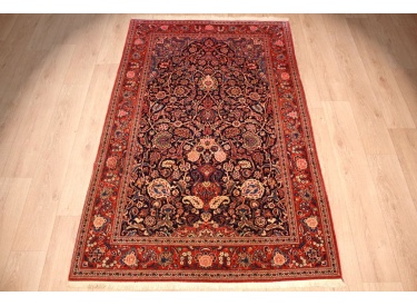 antique Persian carpet  Kashan  wool Rug 215x135 cm