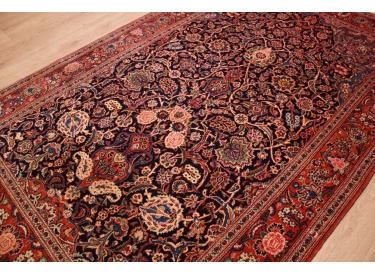 Antiker Perserteppich Kashan Wollteppich 215x135 cm