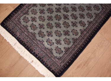 Oriental carpet Bukhara wool 84x64 cm Blue