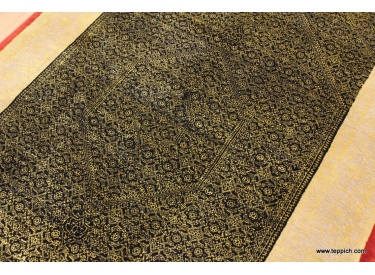 Persian carpet "Bijar" with Silk 155x104 cm oriental rug