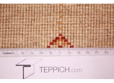 Persian carpet Loribaf pure wool 195x148 cm Light Beige