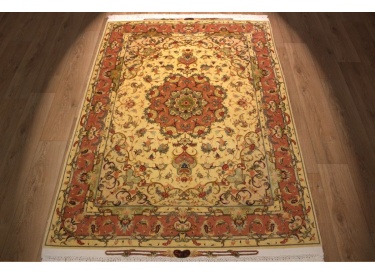 Perserteppich "Taabriz" Orientteppich mit Seide 207x147 cm