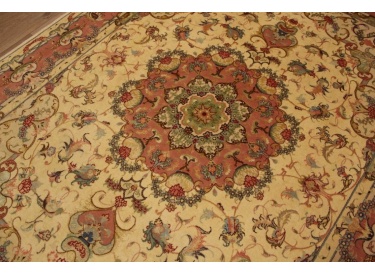 Perserteppich "Taabriz" Orientteppich mit Seide 207x147 cm