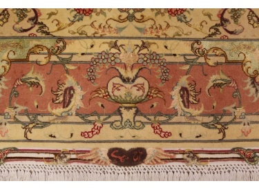 Persian carpet "Taabriz" with natural silk 207x147 cm