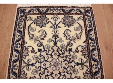 Oriental carpet Persian carpet Nain  88x60 cm Beige