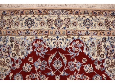 Persian carpet "Nain" 6la with Silk 194x130 cm