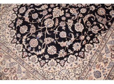 Perser Teppich Nain 6la mit Seide  331x203 cm