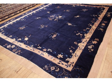 Antique Oriental carpet China Wool rug 440x370 cm
