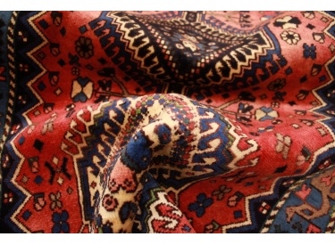 Persian carpet Yalameh pure wool 277x77 cm Läufer