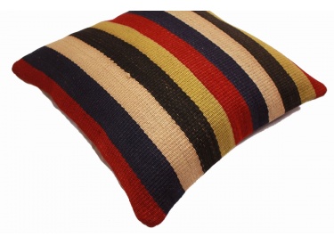 Oriental Kilim Pillow cushion natural colors & wool ca. 40x40 cm