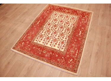 Nomadic persian wool carpet Kashkouli 177x133 cm Beige