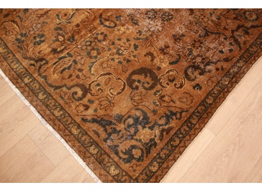 Vintage Teppich moderner Orientteppich Braun 322x235 cm