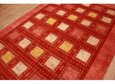 Nomadic Persian carpet Loribaft wool 300x193 m Red