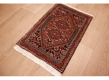 Persian carpet Bijar doormat 60x40 cm Red