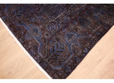 Vintage Teppich moderner Orientteppich 405x300 cm Lila
