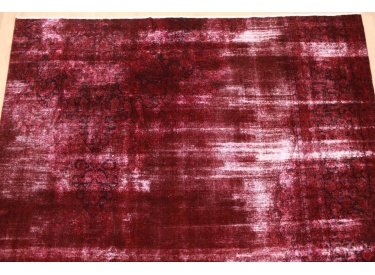 Vintage Teppich moderner Orientteppich 282x222 cm Rot