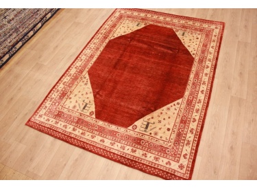 Persian carpet "Ghashghai" pure Wool 295x214 cm Red
