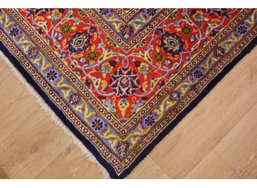 Persian carpet Mashad 415x297 cm Dark blue