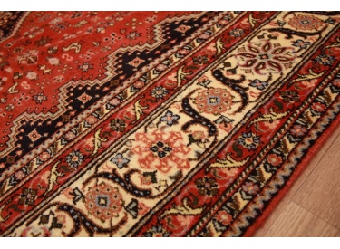 Persian carpet Abadeh pure wool 307x202 cm Red