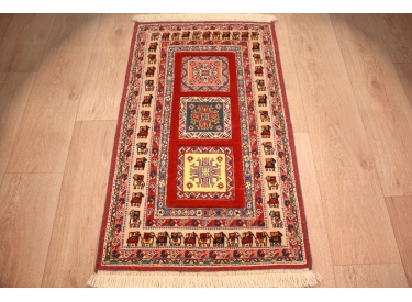 Persian carpet Nimbaf pure wool 100x59 cm