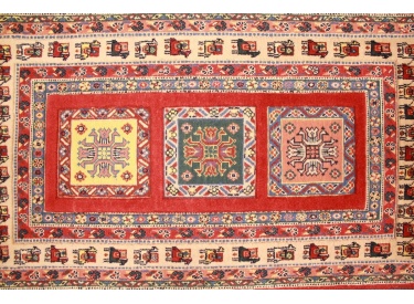 Persian carpet Nimbaf pure wool 100x59 cm