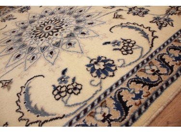 Oriental carpet Persian carpet Nain  139x98 cm Beige