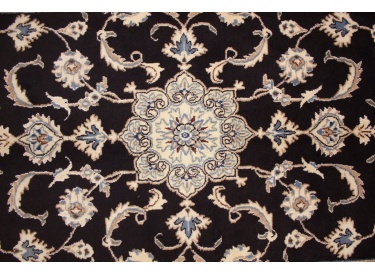 Persian carpet Nain 154x90 cm dark blue