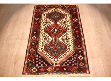 Persian carpet Yalameh pure wool 129x83 cm