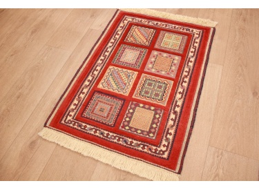 Persian carpet Nimbaf pure wool 85x62 cm