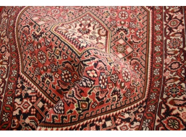 Perserteppich Bijar Hochflor Teppich mit Seide 106x70 cm