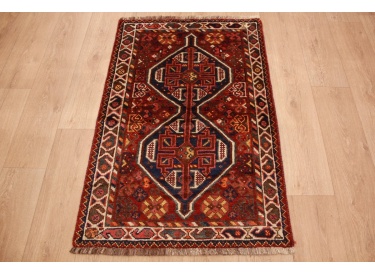 Persian carpet Ghashghai virgin wool 125x89 cm Shiraz