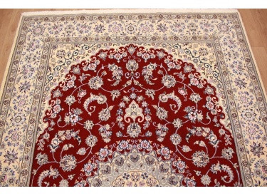 Persian carpet "Nain" 9La with Silk 303x200 cm
