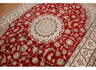 Persian carpet "Nain" 9La with Silk 298x198 cm