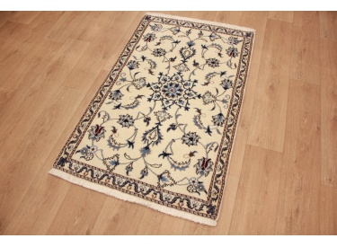Persian carpet Nain 142x89 cm Beige