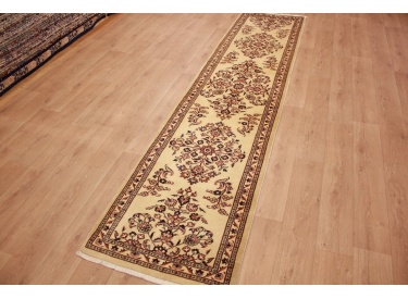 Persian carpet ami Sarough Wool 390x87 cm Beige