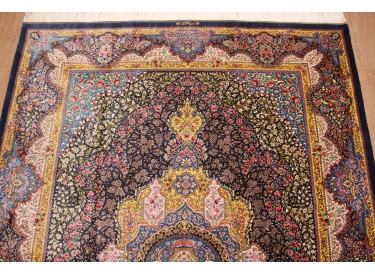 Exclusive Persian carpet Qum pure Silk 197x138 cm