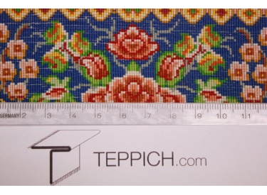 Exklusiver Seidenteppich Ghom Perser Teppich 149x99 cm Royal