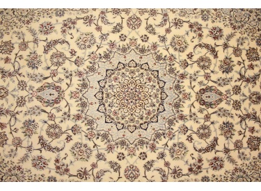 Persian carpet Nain 6la with silk 246x157 cm